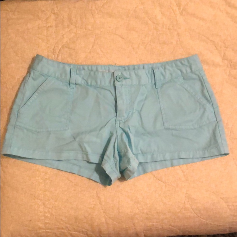 NWOT Light Blue Cotton/Spandex Blend Shorts